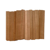 50pcs Wooden Candle Wicks 5.1 X 0.5 Inch Natural Candle Wood Wicks, Smokeless Wood Wicks for Candle Making（Wick Clip not Included） Phinicco