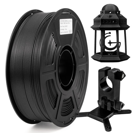IEMAI Carbon Fiber ABS Filament 1.75mm, Black ABS-CF 1kg Spool, High Strength, Impact & Heat Resistant 3D Printer Filament, Perfect for Functional Parts & Industrial Applications IEMAI