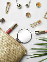 Qislee Compact Mirror Bulk, Round Makeup Bulk Compact Mirrors for Purse, Set of 36 (White) Qislee