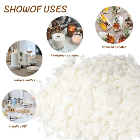 CLTNIKET 10 lb Soy Wax DIY Candle （Flakes & Soft）,Natural Soy Wax Candle CLTNIKET