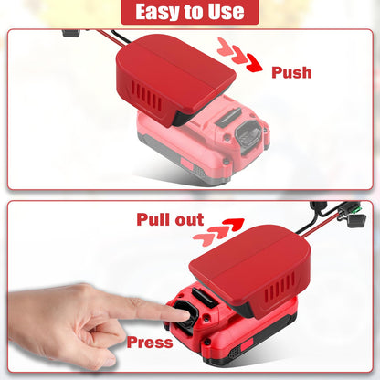 1Pack Power Wheel Adapter for Craftsman 20V Lithium Battery Adapter Kit with Switch & Fuses & Wire Terminals, with 14 Gauge Wire,Power Convertor for DIY Ride On Truck,RC Toys,Robotics and Wor - WoodArtSupply