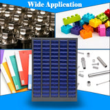 LGXEnzhuo Parts Cabinet with 75 Drawers Nut and Bolt Organizer Bolt Bin Cabinet Small Parts Storage Organizer with Partitions and Labels LGXEnzhuo