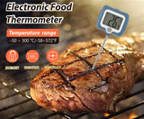 Candy Thermometer for Candy Making with Rotatable Large Display 10'' Long Probe,Digital Instant Read Candy Thermometer with Pot Clip,Candle Smoker, Oil Cooking (Blue) Efeng