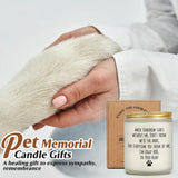 Dog Memorial Gifts for Loss of Dog, Pet Loss Gifts, Sympathy Candle for Cats Doggie Passing Away, Bereavement Remembrance Grief Condolence Present for Pet Lovers Friends Families in Memory of Doggie PARDIEUR