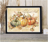 Apcufir Fall Paint by Numbers for Adults,Pumpkin Paint by Numbers Kits for Beginner,Autumn Paint by Number on Canvas for Holiday Home Wall Decor 16X20 Inch Apcufir