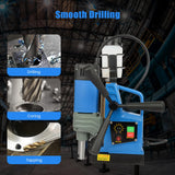 Magnetic Drill Press, 1300W, 700 PRM Portable Mag Drill Press with Twist Drill Chuck, 4Pcs Drill Bits, 1.6" Boring Diameter, 2922lbf Power, for Metal Working Industrial Home Improvement CuisinSmart