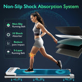 Yagud Under Desk Treadmill, Walking Pad for Home and Office, 2.5 HP Portable Walking Jogging Running Machine with Remote Control and LED Display, Sliver Yagud