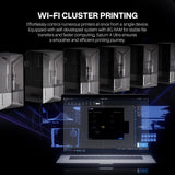 ELEGOO Saturn 4 Ultra 10"12K MSLA 3d Printer, Smart Resin Printer with AI Camera and Mechanical Sensor, 150mm/h Fast Printing, Auto-Leveling, WiFi Cluster Printing, Printing Size 8.62x4.84x8.66 Inches ELEGOO