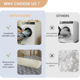 BFPETHOME Dog Beds for Large Dogs, Orthopedic Dog Bed for Medium Large Dogs, Egg- Foam Dog Crate Bed (L(36 * 27 * 6.5) Inch, Grey) BFPETHOME