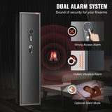 VEVOR 7-8 Rifles Gun Safe, Rifle Safe with Digital Keypad & Lock, Gun Storage Cabinet with Built-in Storage Locker, Removable Storage Shelf for Home Long Gun and Pistols VEVOR