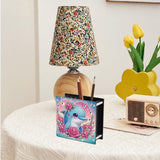 JZHYOAN Dolphin Diamond Art Pen Holder, DIY Diamond Pencil Storage, Study, Office Painting Special Pencil Box, Common Storage for Desks, Suitable for Study Rooms and Bedrooms JZHYOAN