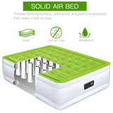 YENING Full Size Air Mattress with Built in Pump Raised Double Blow up Bed Inflatable Camping Airbed Electric 18 Inch Tall YENING
