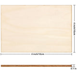 Blisstime 15PCS 4x6 Inch Wood Squares Unfinished Square Wood Pieces for Crafts,Painting, Writing, DIY Supplies, Engraving and Carving, Home Decorations (4x6 Inch 15Pcs) Blisstime