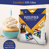 Puzzlefold Origami Kit Puzzle Games - 100 Puzzles, 200 Sheets Brain Puzzles for Adults, Teens, Paper Folding Challenge, Brain Teasers for Adults, Kids Ages 12-14 Teenagers, Teen Girls & Teen Boys Smartstoy