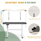 Reljofum 46" Electric Grooming Table, Heavy Duty Dog Grooming Table w/PVC Non-Slid Mat Reljofum