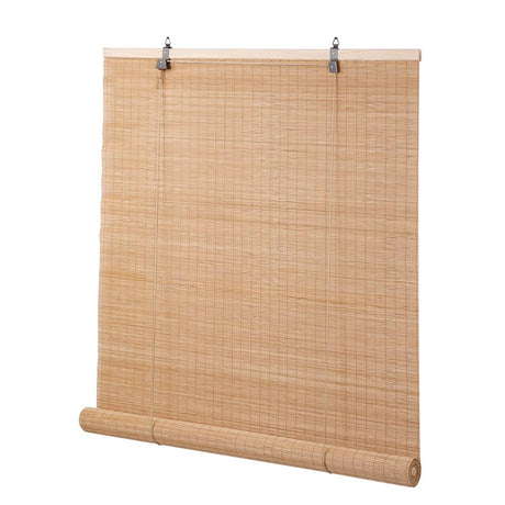 Bamboo Blinds for Interior Windows, Easy to Install Bamboo Shades for Indoor Windows, Custom Roller Shades for Indoor Window and Outdoor Patio, 23" W x 48" H BAYUE