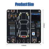 MIOYOOW DIY Car Driving Simulation Soldering Practice Kit, Electronics Project Car Driver Simulator Solder Project Kit for High School & College Students Learning MiOYOOW