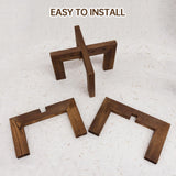 Adnkwolivt Indoor Plant Stand - Wooden Plant Stands Indoor 1 Pack, Floor Flower Pot Holder, Mid Century Planter Stand for Home Decor, Gift for Mothers Day, Plant Lovers, Housewarming Adnkwolivt