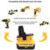 Kotoate 2Pack DCA1820 Battery Adapter Compatible with Dewalt 18V Tools, Compatible with Dewalt 18V to 20V Adapter, Compatible with Dewalt 20V Lithium Battery DCB201 DCB206 to 18V Battery DC9096 Kotoate