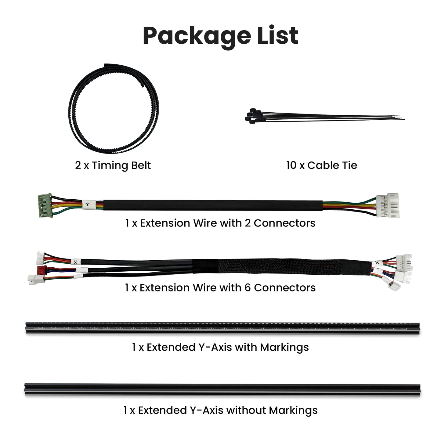 Mecpow X3 Series Y-axis Extension Kit, EX3 Laser Engraver Area Expansion Kit for 5W/10W Laser Cutter, Engraving Area is Expanded to 15.7 * 29.5"(410 * 750mm), Longer Laser Engraving and Cutti - WoodArtSupply