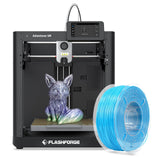 FLASHFORGE Adventurer 5M 3D Printer with Sparkle Sky Blue ASA 1KG FilaBees