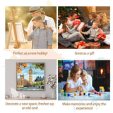 Artunion Framed Paint by Numbers Kit for Adults Beginners & Kids Ages 8-12,Big Ben Paint by Number with Frame,London City Paint by Numbers Kit on Canvas 10 * 10 Inch Without Easel Artunion