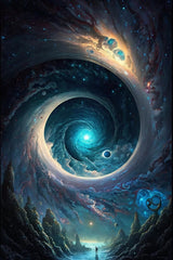 Diamond Painting Kits for Adults, Spiral Galaxy 5D Diamond Art Kits, Full Drill DIY Crafts for Adults Home Wall Decor Gift Diamond Dots 12x12 generic