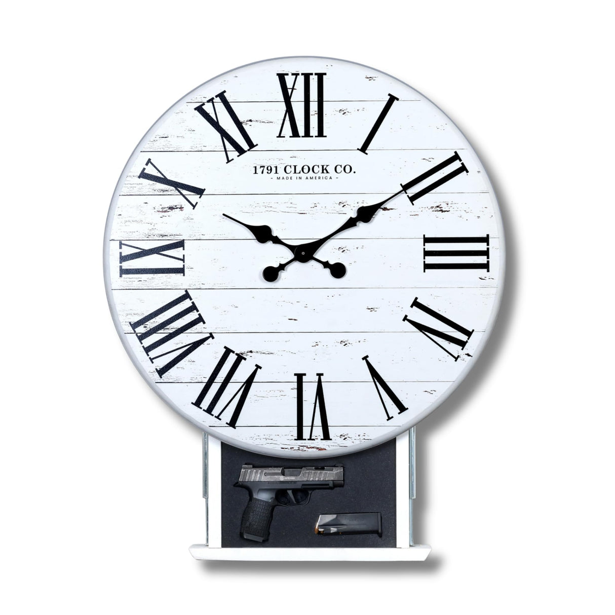 Tactical Traps - Tactical Clock Gun Safe with Hidden Gun Storage and RFID Bluetooth Lock - Concealment Decor with Smart Safe Technology Tactical Traps