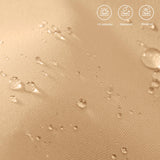 MASTERCANOPY Patio Umbrella for Outdoor Market Table (7.5ft,Khaki) MASTERCANOPY