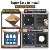 AUSLET 36 Pack Sound Proof Foam Panels for Walls 12" X 12" X 2" Pyramid Acoustic Foam Panels with Self-Adhesive High Density Soundproof Wall Panels for Studio and Home AUSLET