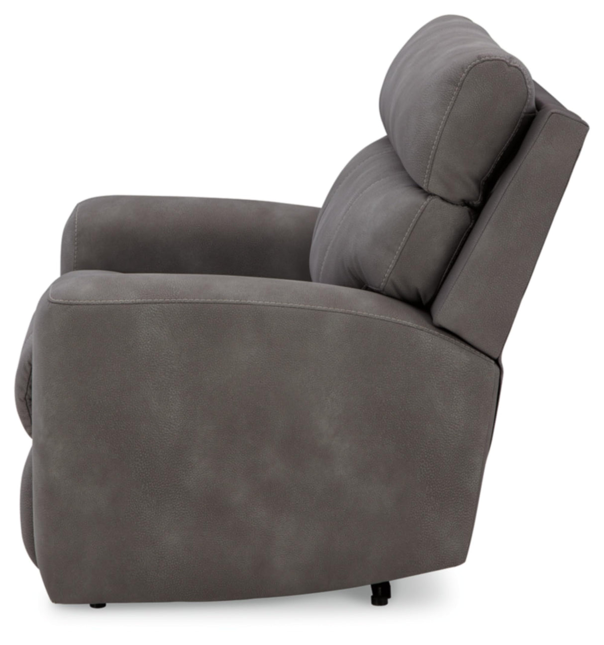 Signature Design by Ashley Next-Gen DuraPella Contemporary Faux Leather Wall Hugger Power Recliner with Adjustable Headrest and USB Ports, Dark Brown Signature Design by Ashley