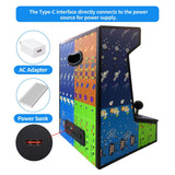 Handheld Arcade Game Console -10 Inch Mini Arcade Machine Cabinet - Classics Mini Player -Retro Games Included -Tabletop and Bartop Support for TV Output, Birthday Present Gift for Kids NBCP