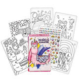 Fashion Angels Llama Shaker Compact Sketch Portfolio/Llama Sketch Book/Llama Coloring Book, Brown/a, 7.6 Ounce Fashion Angels
