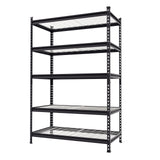 WORKPRO 5-Tier Metal Shelving Unit, 48”W x 24”D x 72”H, Heavy Duty Adjustable Storage Rack, 4000 lbs Load Capacity (Total), for Garage, Basement, Warehouse WORKPRO