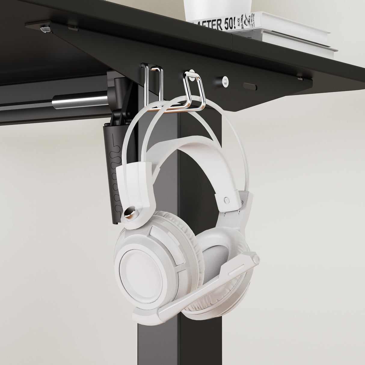 LongKe Electric Standing Desk Adjustable Height, 40x24 Inches Sit Stand up Desktop for Home Office, Ergonomic Rising Computer Table with Memory Preset, Black LongKe