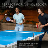 STIGA XTR Professional Outdoor Table Tennis Tables – All Weather Aluminum Waterproof Outdoor or Indoor Design with Net & Post - 10 Minute Easy Assembly Ping Pong Table with Compact Storage STIGA