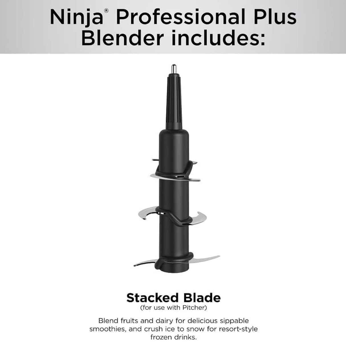 Ninja BN701 Professional Plus Blender, 1400 Peak Watts, 3 Functions for Smoothies, Frozen Drinks & Ice Cream with Auto IQ, 72-oz.* Total Crushing Pitcher & Lid, Dark Grey Ninja