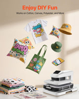 VEVOR Auto Heat Press Machine, 15 x 15 inch, T-Shirt Press Machine with Auto Release and Adjustable Pressure, Digital Display, Rapid Heating, for Sublimation, Vinyl, Heat Transfer Projects, White VEVOR