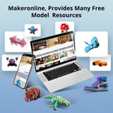 Anycubic 3D Printer Kobra 3 MAX Only, Support Multicolor Needs ACE Pro Large Printing Volume, 600mm/s High-Speed Precise Auto-Leveling & Anti-Skip Upgrade 420 * 420 * 500mm Print Volume ANYCUBIC