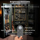 GOOMEEYA Motion Sensor Gun Safe Light with Self-Adhesive Tape with Hooks for Gun Safe with Carpet Interior GOOMEEYA