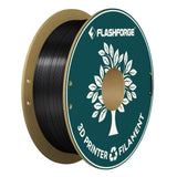 FLASHFORGE Silk PLA Filament 1.75mm Shiny Black, 3D Printer Filament 1kg (2.2lbs) Cardboard Spool, Smooth and Silky Texture 3D Printing Filament, Dimensional Accuracy +/- 0.02mm FLASHFORGE