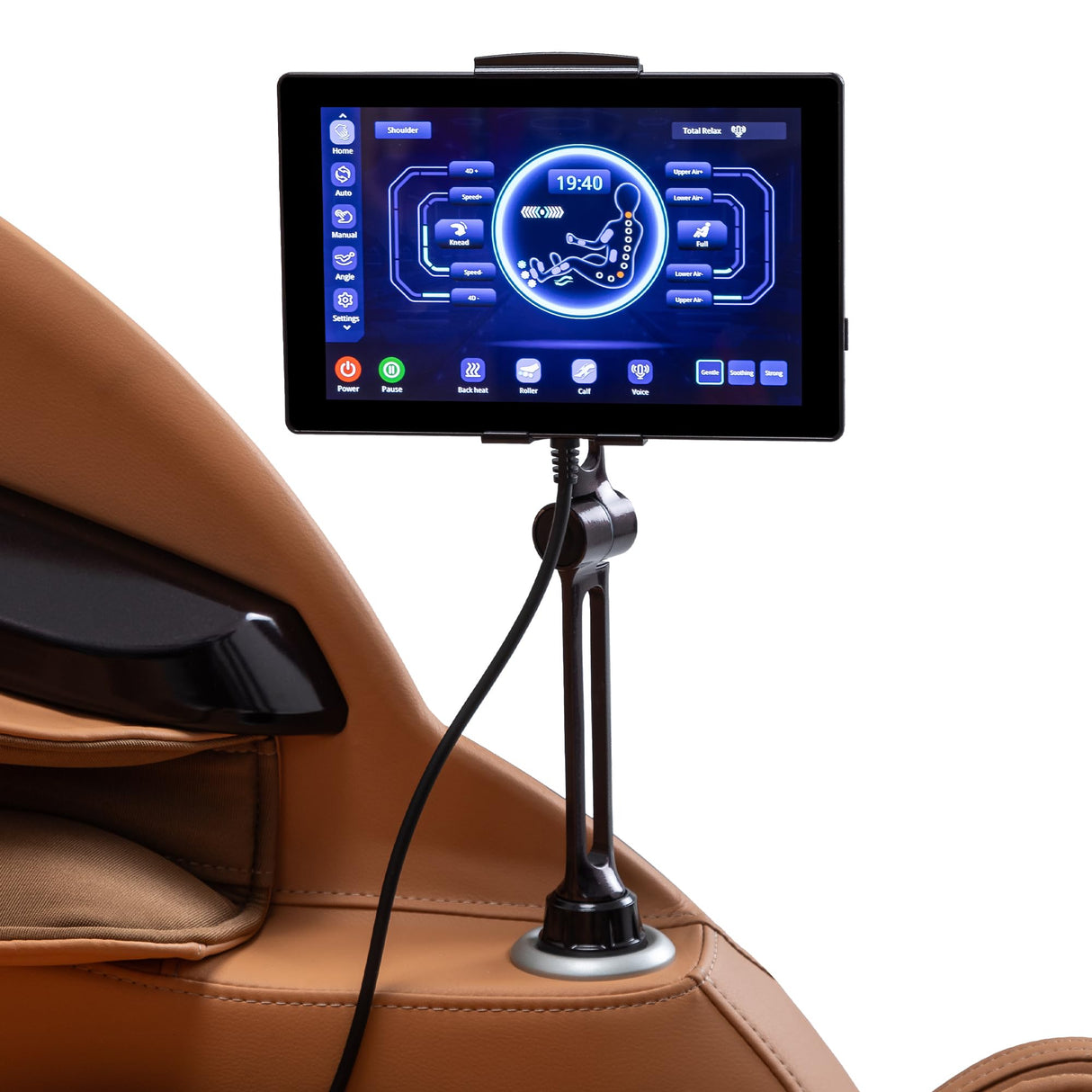 Alfine A688 Heaven Duet Massage Chair-4D & 3D Dual-Mechanism Zero Gravity Recliner with Yoga Stretch and Electric Automatic Footrest Extension-Full Body Relaxation (Brown) Alfine