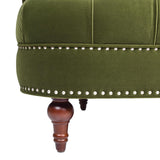 Jennifer Taylor Home La Rosa Victorian Chesterfield Loveseat Jennifer Taylor Home
