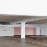 ZINUS Arnav White Metal Platform Bed Frame with Wood Slat Support - No Box Spring Required, Easy Assembly, Full Size Zinus