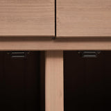 CKLMMC 65inch Outdoor Potting Bench Table, Fir Wood Large Gardening Workstation with Storage Shelf, Drawer and Cabinet for Storage for Backyard, Mudroom (Brown/Fir Wood2) CKLMMC