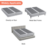 Yicensen Split King Box Spring 5 Inch, Low Profile Heavy Duty Metal Box Spring King Size with Fabric Cover, Noise-Free, Quick Assembly Yicensen