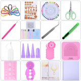 YURROAD Quilling Paper Set with 900pcs 5mm Quilling Paper Strips Filigree Tool Kit and Quilling Board Slotted Pen Curling Coach Crimper YURROAD