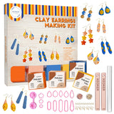 Keoker Polymer Clay Earring Making Kit, Polymer Clay Jewelry Making Kit, Great Gift, Earring Making Kit Keoker