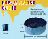 GEOCCI Acrylic Paint Pouring Splash Guard，Fluid Art tools for DIY Paint Pouring Arts and Crafts Projects GEOCCI