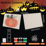 WEBEEDY DIY 3D String Art Kit for Adults Beginners Pumpkin String Art Kit DIY Adult Halloween Thanksgiving Holiday Craft Project Wall Art WEBEEDY